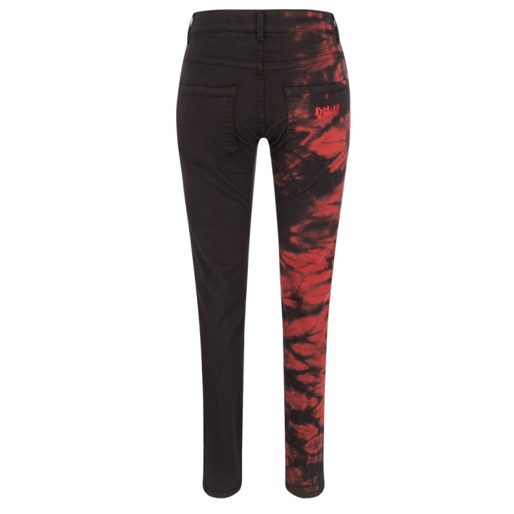Aderlass Freak Pants Tie Dye Black-Red