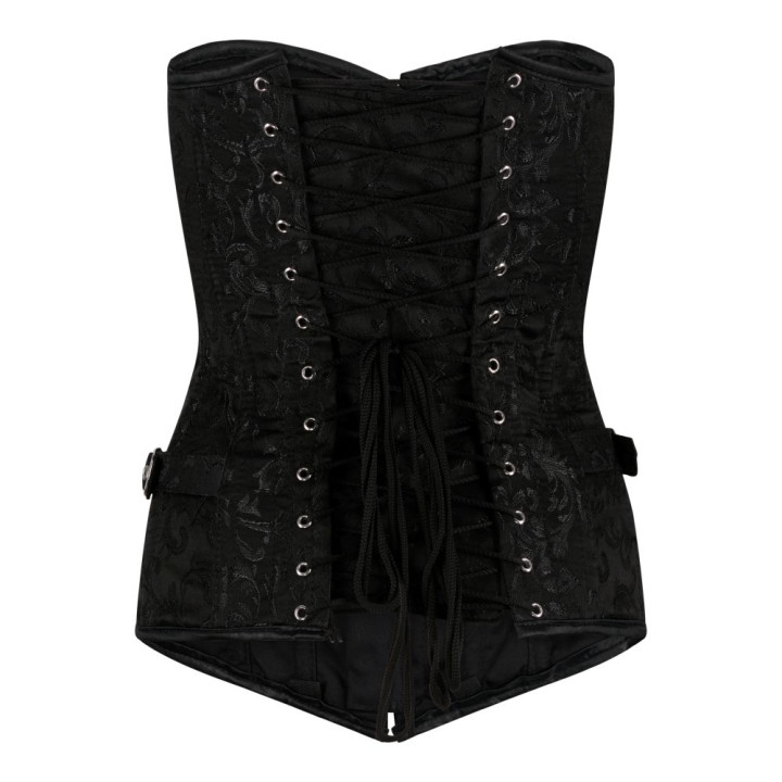 Aderlass Steampunk Corset Brocade Black