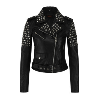 Aderlass Ladys Rockstar Jacket Nappa Leather Black