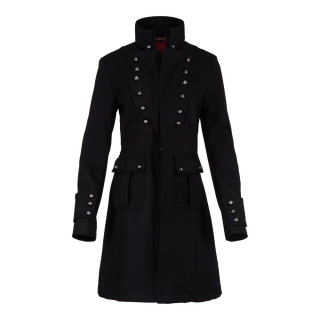 Aderlass Ladys Pirate Coat Wool Black