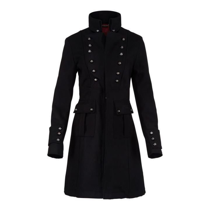 Aderlass Ladys Pirate Coat Wool Black