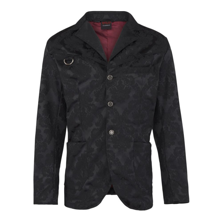 Aderlass Suit Jacket Brocade Black