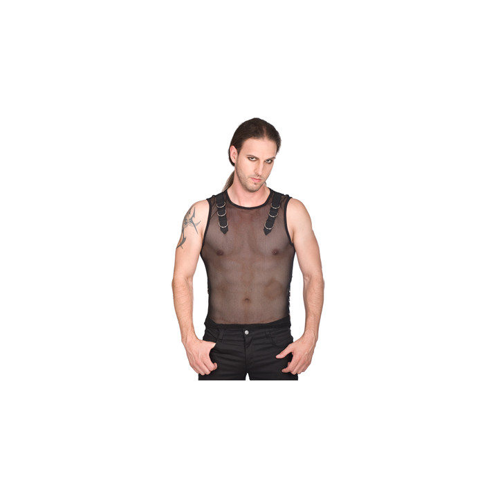 Aderlass Tank Vest Net Black