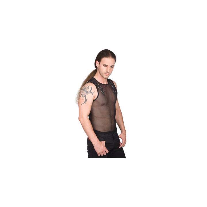 Aderlass Tank Vest Net Black