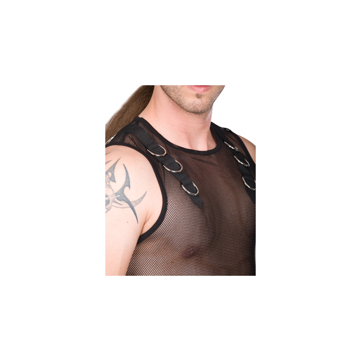 Aderlass Tank Vest Net Black