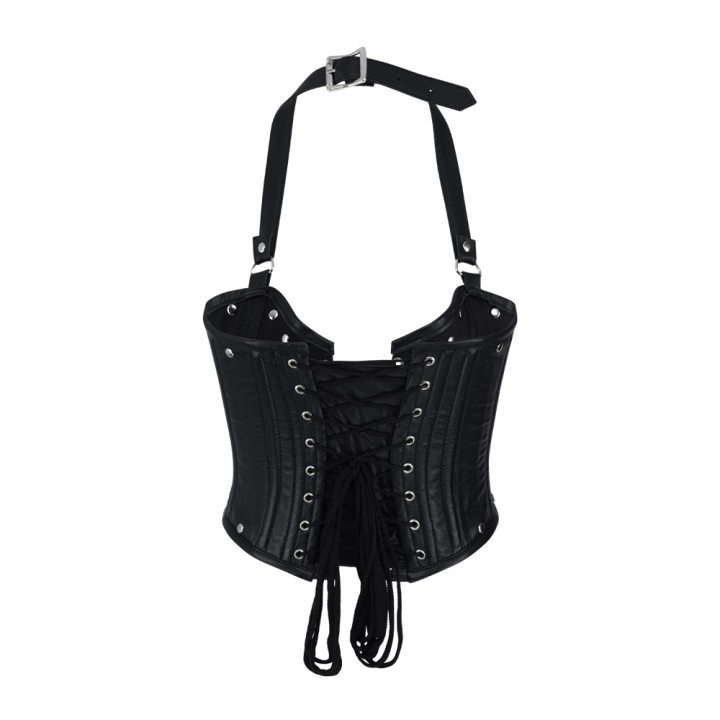 Aderlass Rockstar Corset Bustier Leather Black