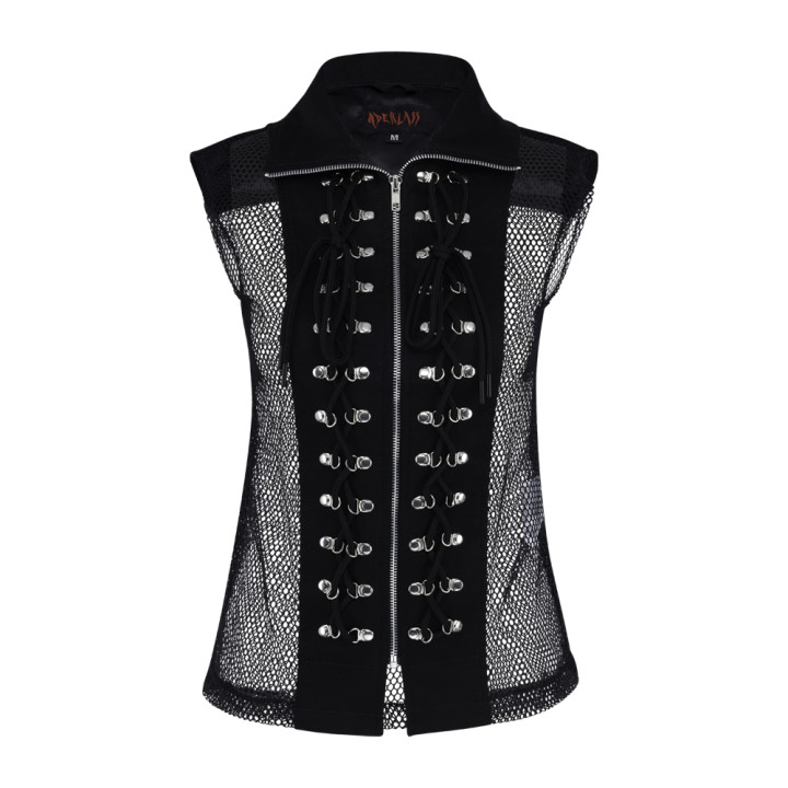 Aderlass Club Vest Cotton/Net Black