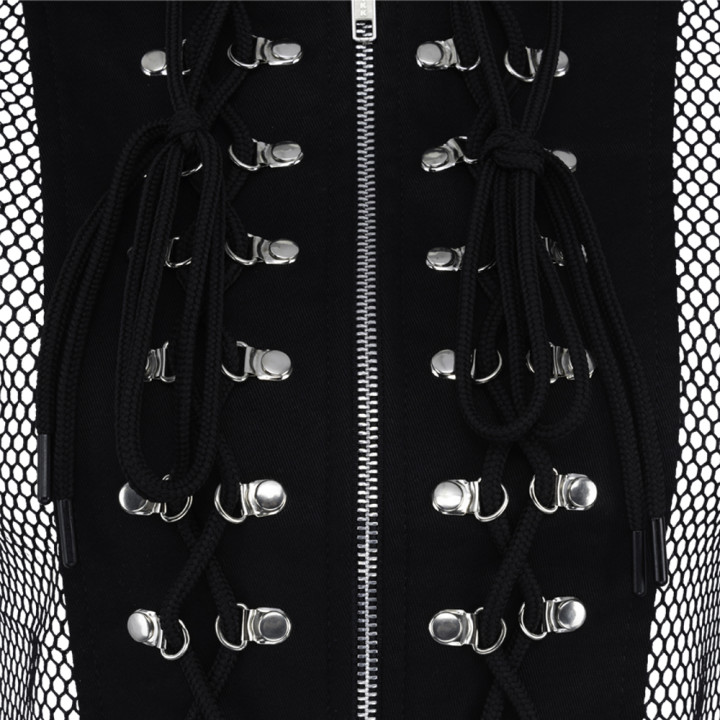 Aderlass Club Vest Cotton/Net Black