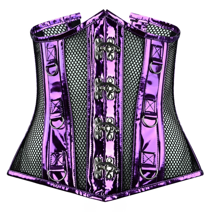 Aderlass Underbust Corset Holo Purple