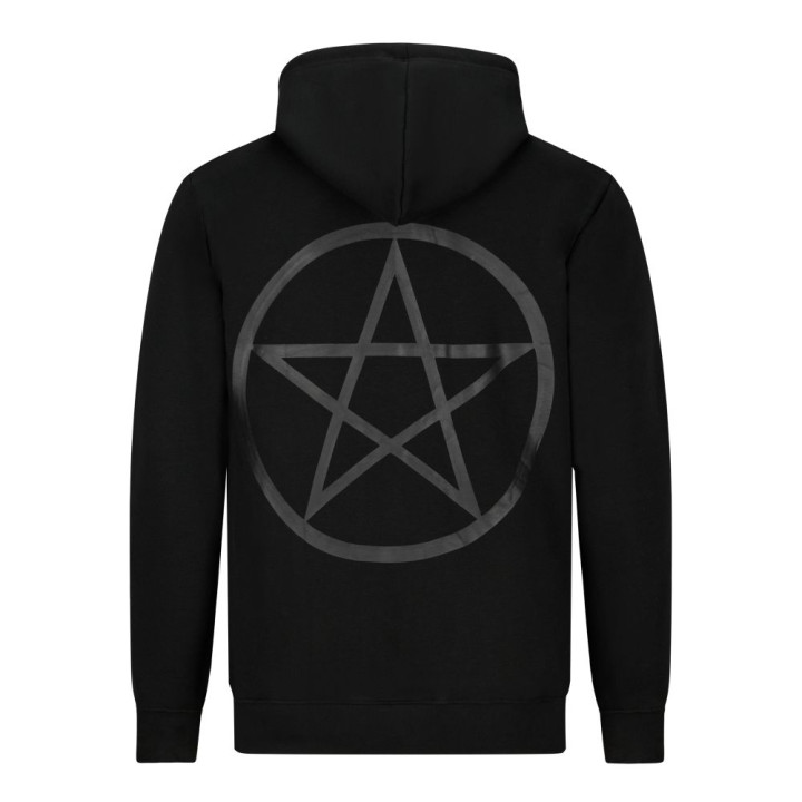 Aderlass Hoodie Pentagram Black/Black