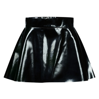 Aderlass Mini Skirt Shiny PVC Black