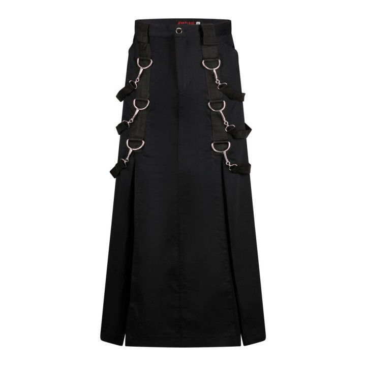Aderlass Belt Skirt Denim Black