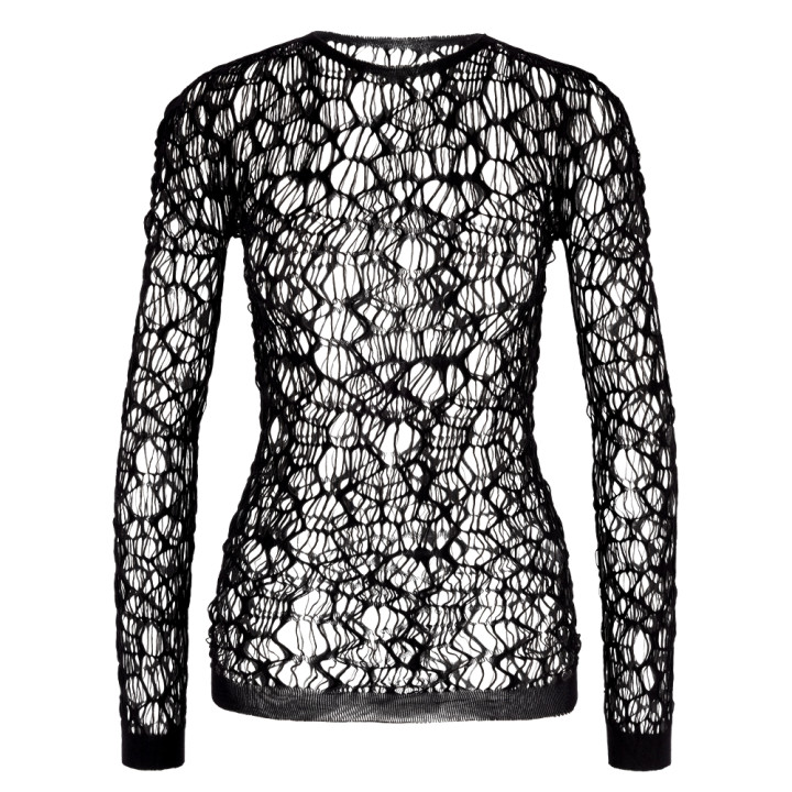 Aderlass Mesh Top Longsleeve XS-3XL Black