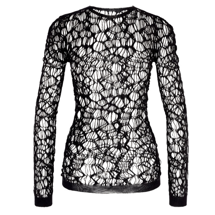 Aderlass Mesh Top Longsleeve XS-3XL Black
