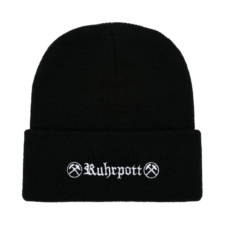 Mode Wichtig Beanie RUHRPOTT Black