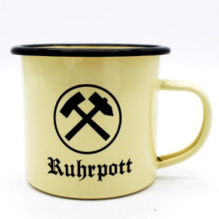 Vintage Tasse RUHRPOTT 350ml Creme White