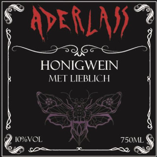 Aderlass Met Honigwein Lieblich 10% vol (750ml) 750ml