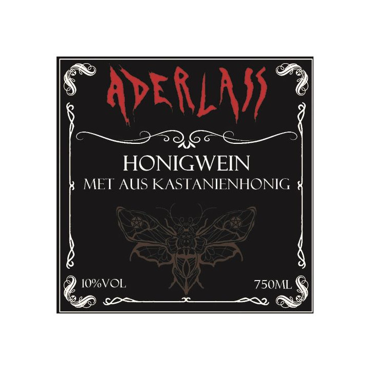 Aderlass Met Honigwein aus Kastanienhonig 10% vol 750ml