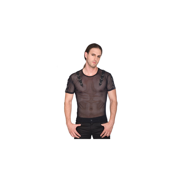 Aderlass Battle Shirt Net Black
