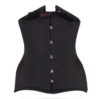 Aderlass Underbust Corset Satin Black