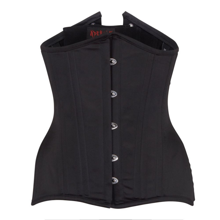Aderlass Underbust Corset Satin Black