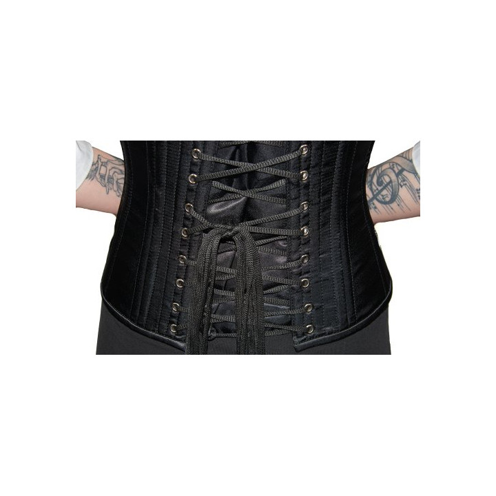Aderlass Underbust Corset Satin Black