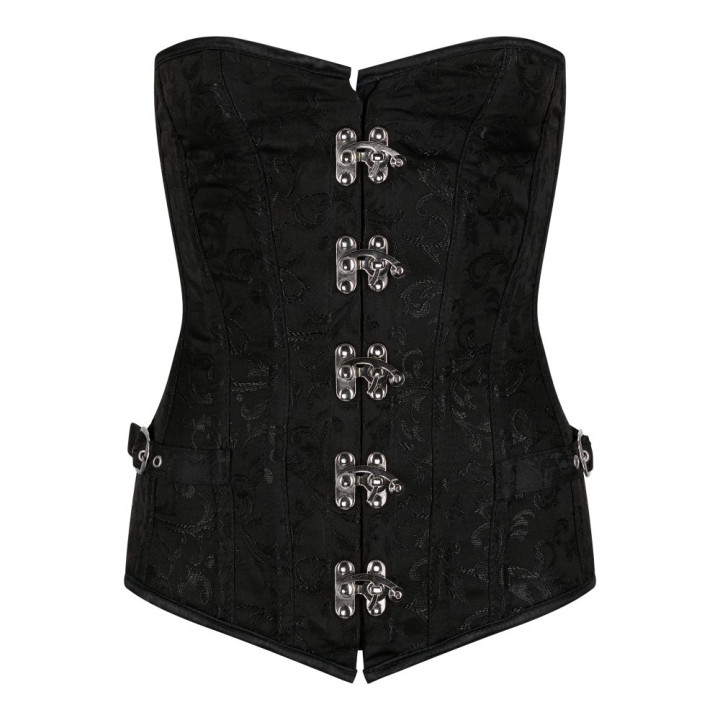 Aderlass Steampunk Corset Brocade Black