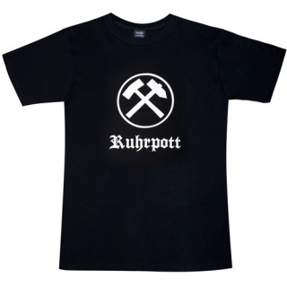 Mode Wichtig T-Shirt RUHRPOTT Logo Black