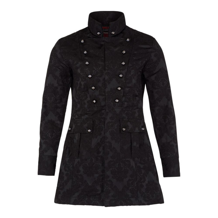 Aderlass Admiral Coat Brocade Black