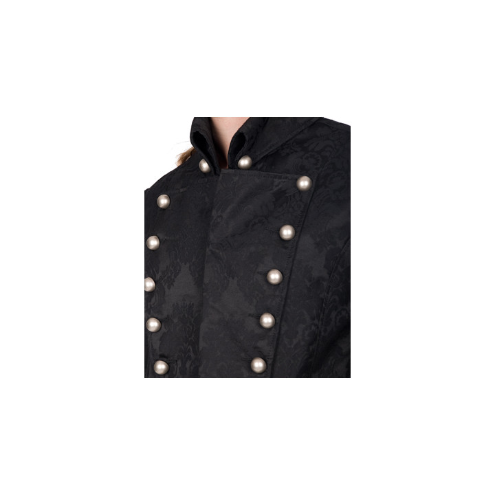 Aderlass Admiral Coat Brocade Black