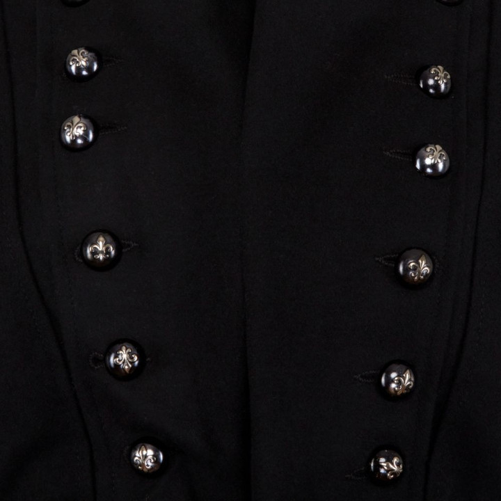 Aderlass Ladys Pirate Coat Wool Black