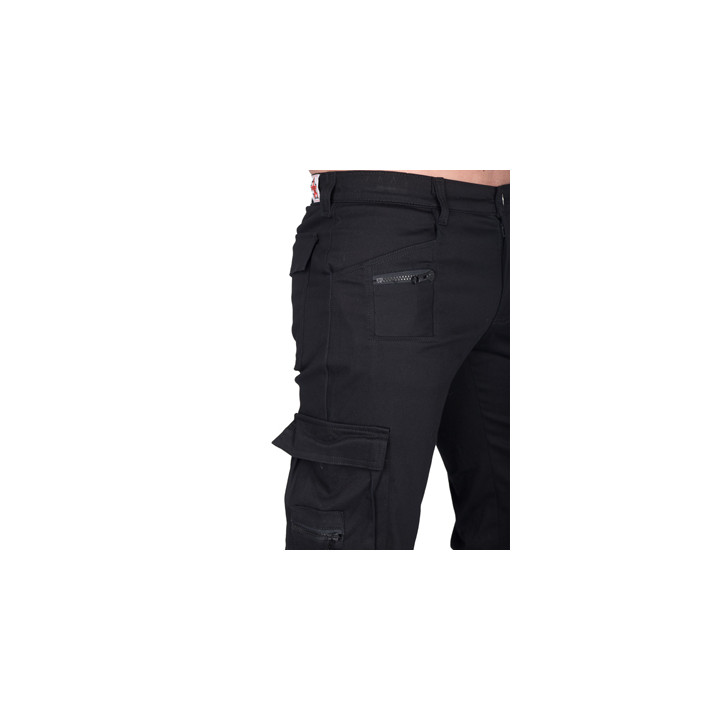 Black Pistol Explorer Pants Denim Black