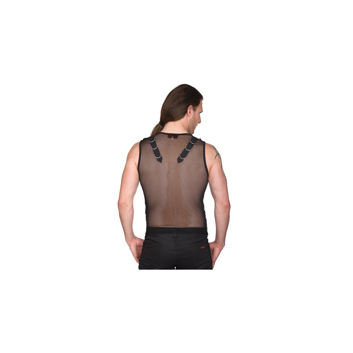 Aderlass Tank Vest Net Black