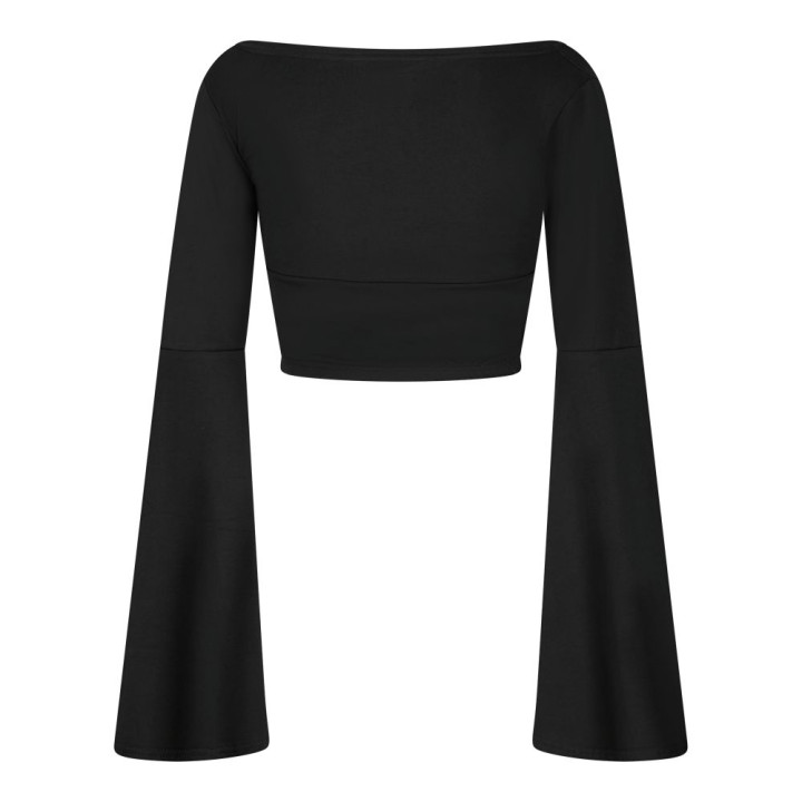 Aderlass Witch Crop Top Black