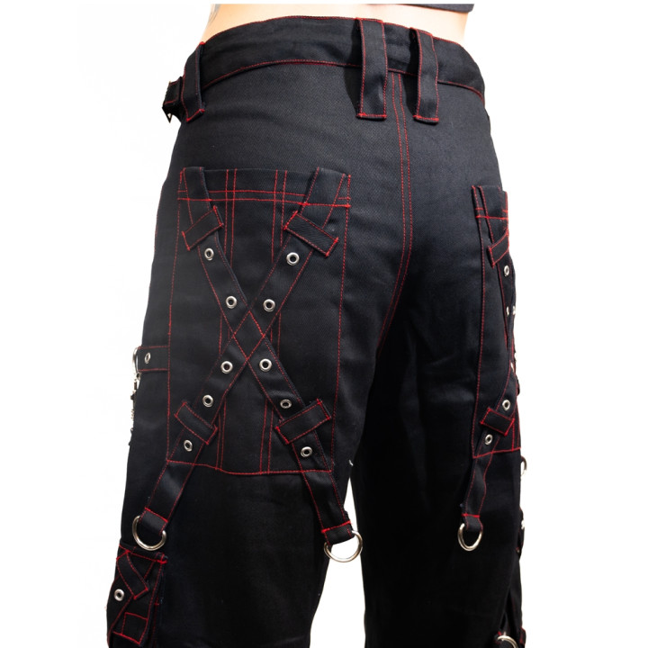 Aderlass Rave Pants Black/Red