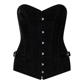 Aderlass Corset Velvet Black