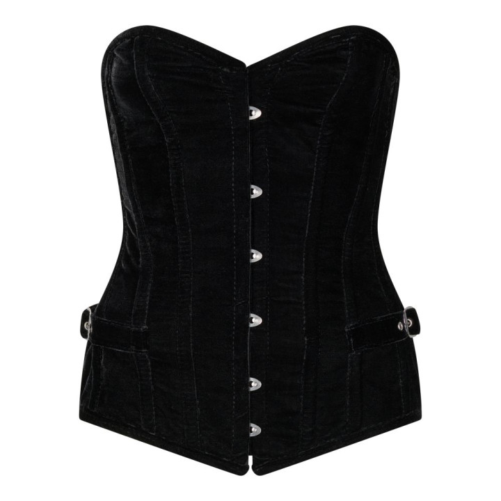 Aderlass Corset Velvet Black