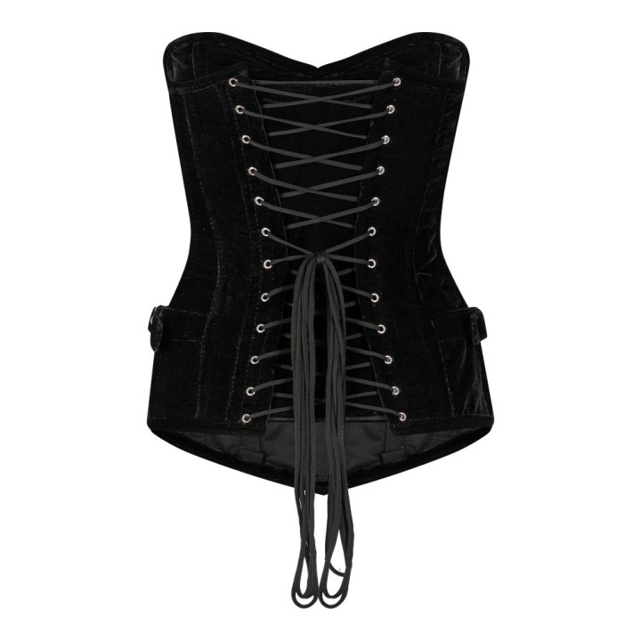 Aderlass Corset Velvet Black