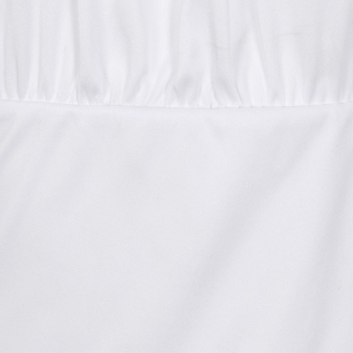 Aderlass Bat Sleeve Crop Top White