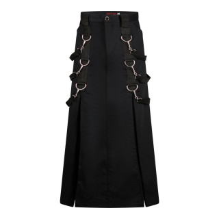 Aderlass Belt Skirt Denim Black