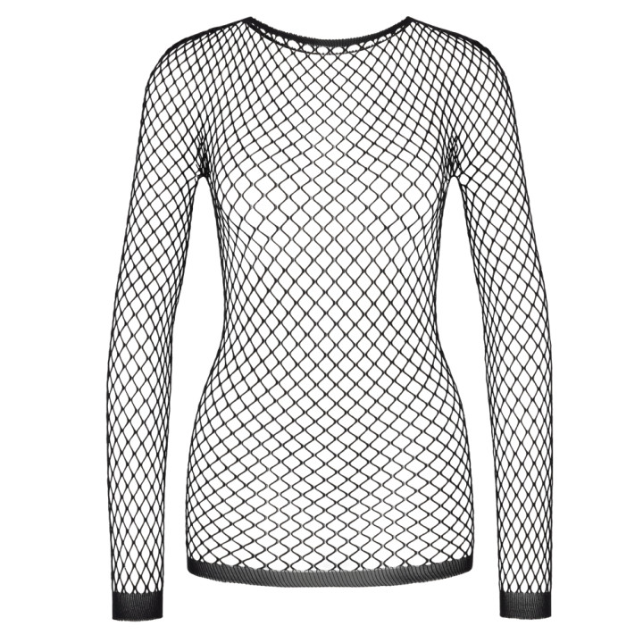 Aderlass Fishnet Top Longsleeve XS-3XL Black