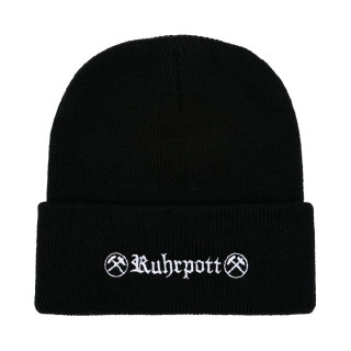 Mode Wichtig Beanie RUHRPOTT Black