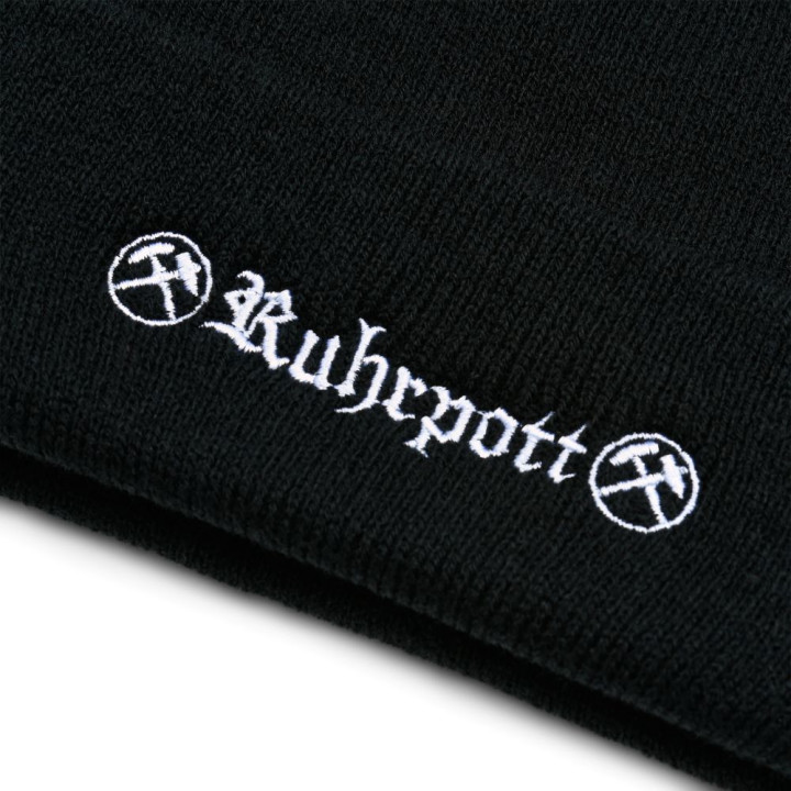 Mode Wichtig Beanie RUHRPOTT Black