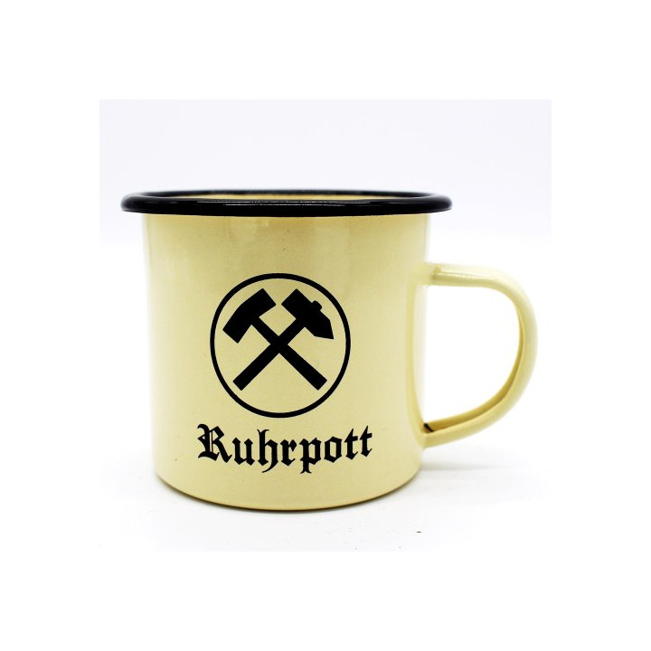 Vintage Tasse RUHRPOTT 350ml Creme White