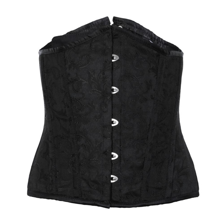 Aderlass Underbust Corset Brocade Black