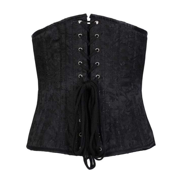 Aderlass Underbust Corset Brocade Black