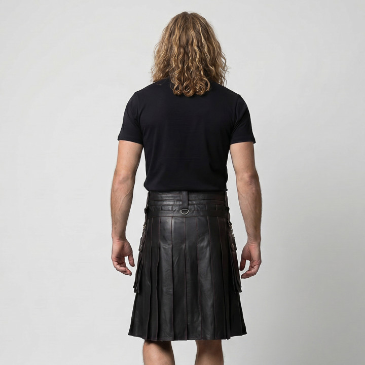 Aderlass Fight Kilt Leather Black