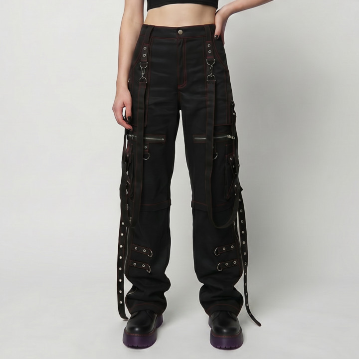 Aderlass Rave Pants Black/Red