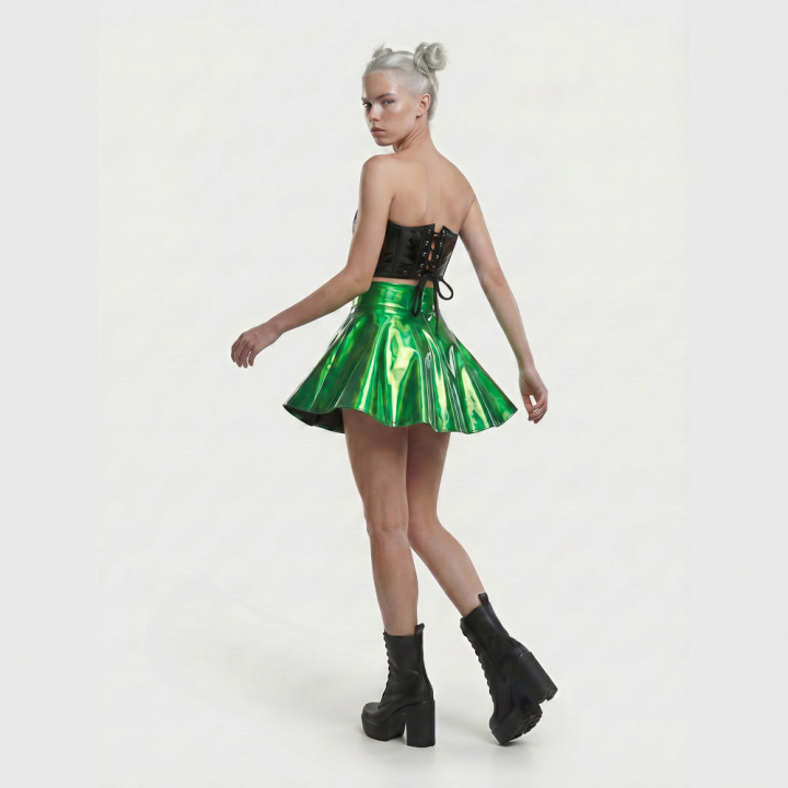 Aderlass Mini Skirt Holo Green