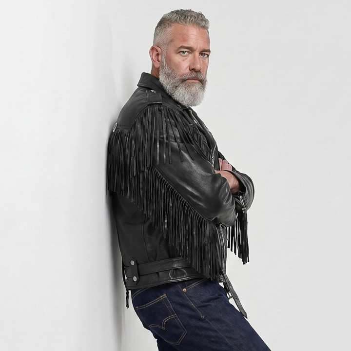 Aderlass Gothabilly Jacket Leather Black